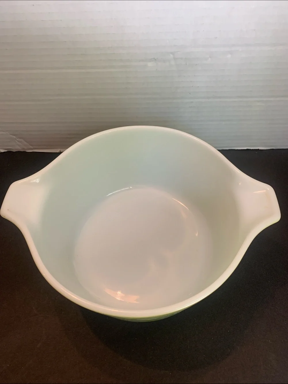 Pyrex 474-B Green Casserole baking dish